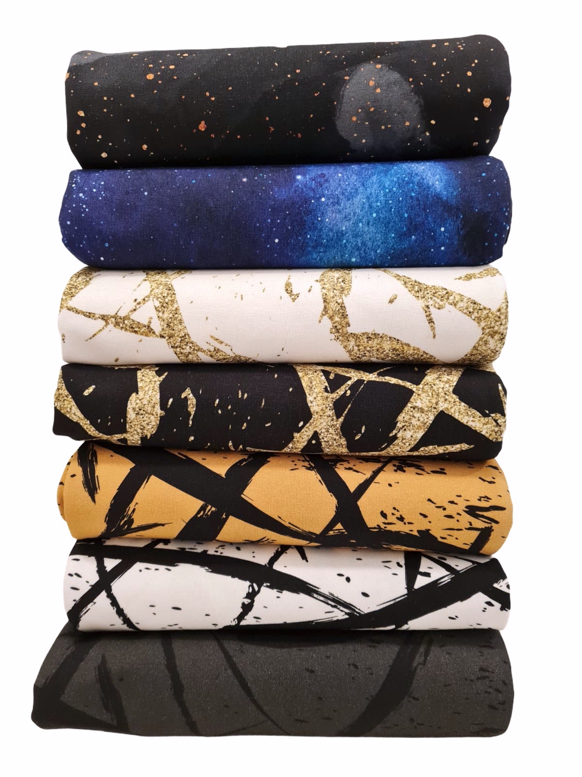 Nipnaps Bio French Terry - Squiggle - Khaki – Bild 7