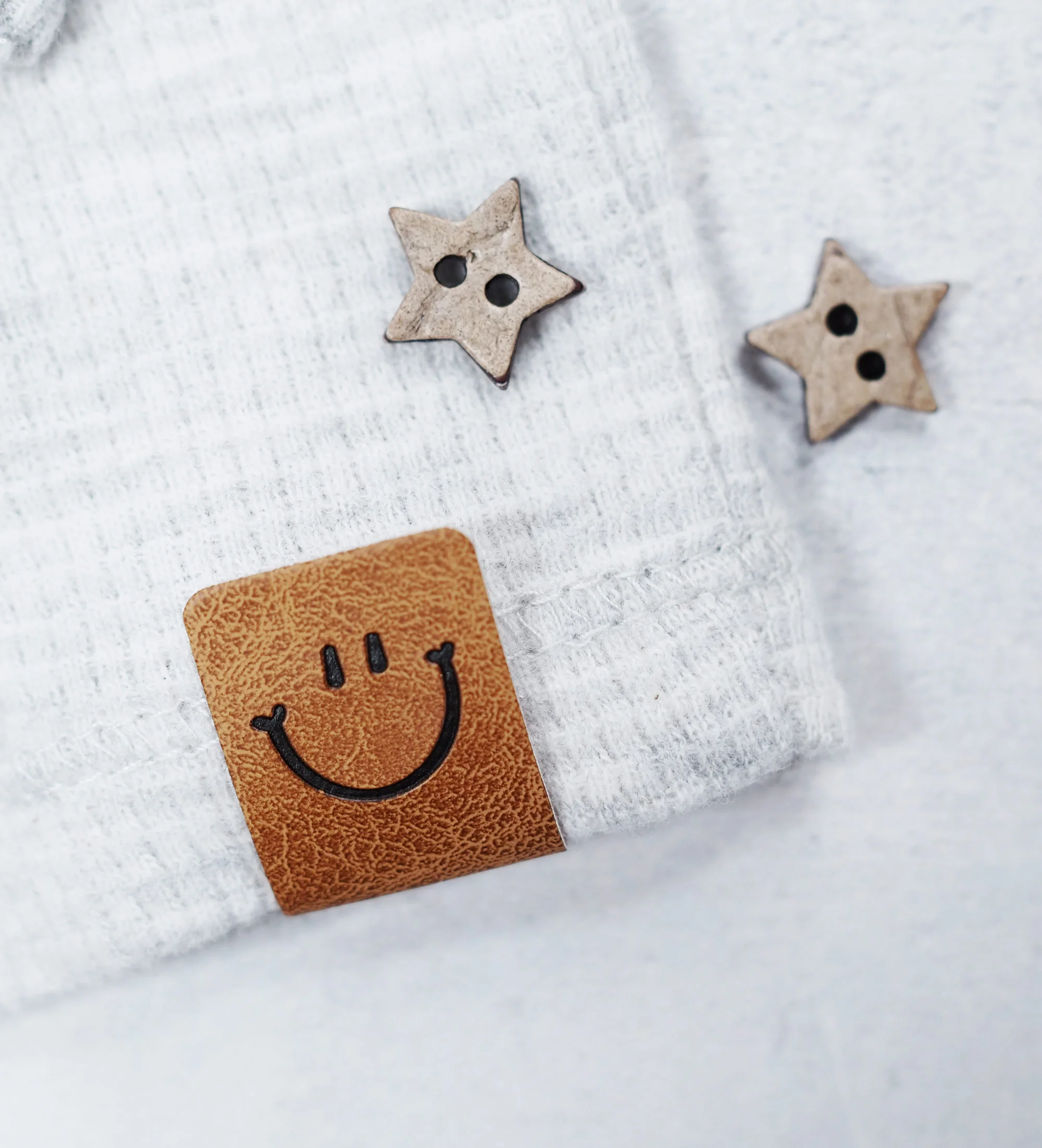 Kunstleder Klapp - Label - "Sonne" – Bild 2