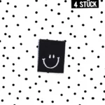 Weblabel "smile" x 4 Stück