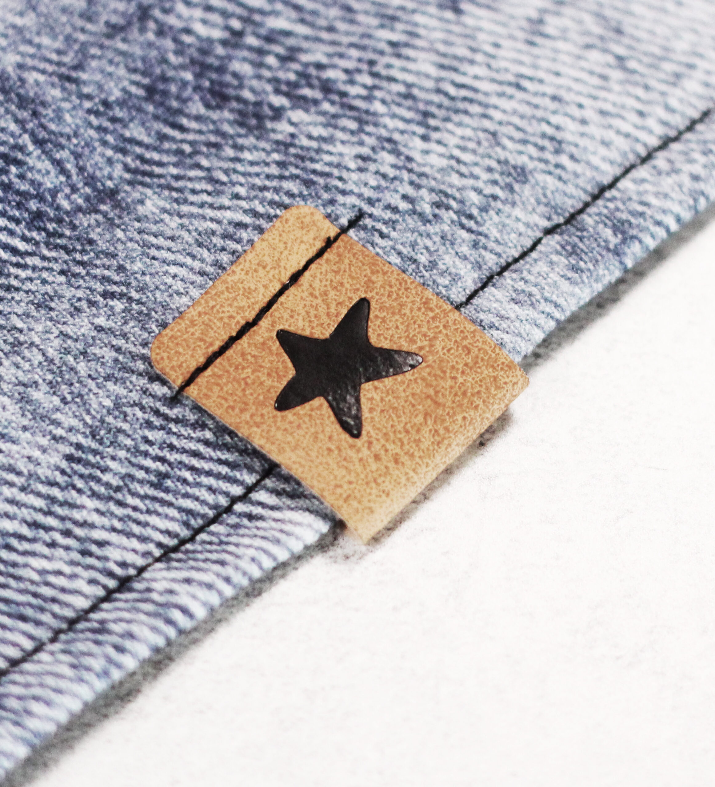 Kunstleder Klapp - Label - "Sonne" – Bild 3