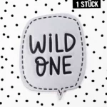 Reflektor Label *iron-on - "Wild One"