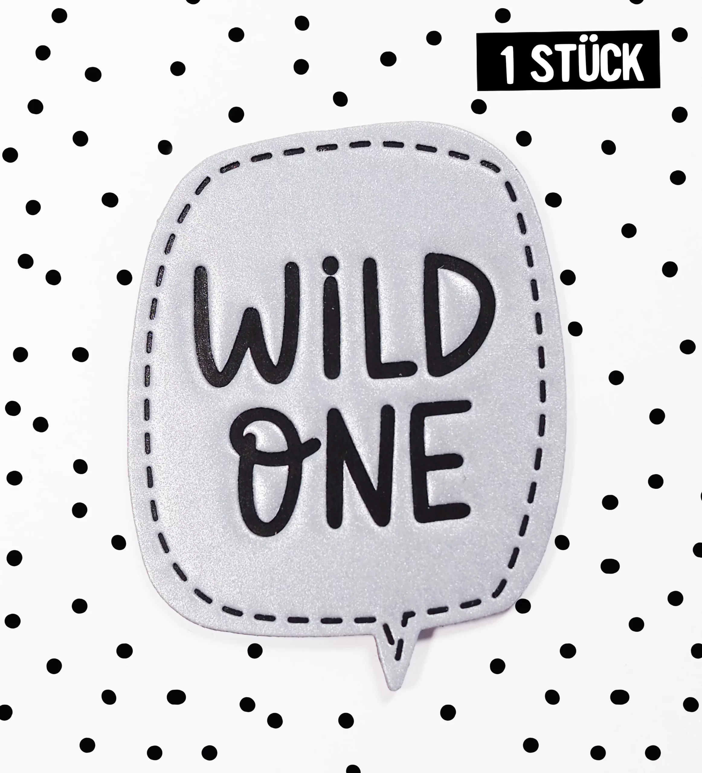 Reflektor Label *iron-on - "Wild One"