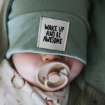 Weblabel "wake up and be awesome" x 4 Stück