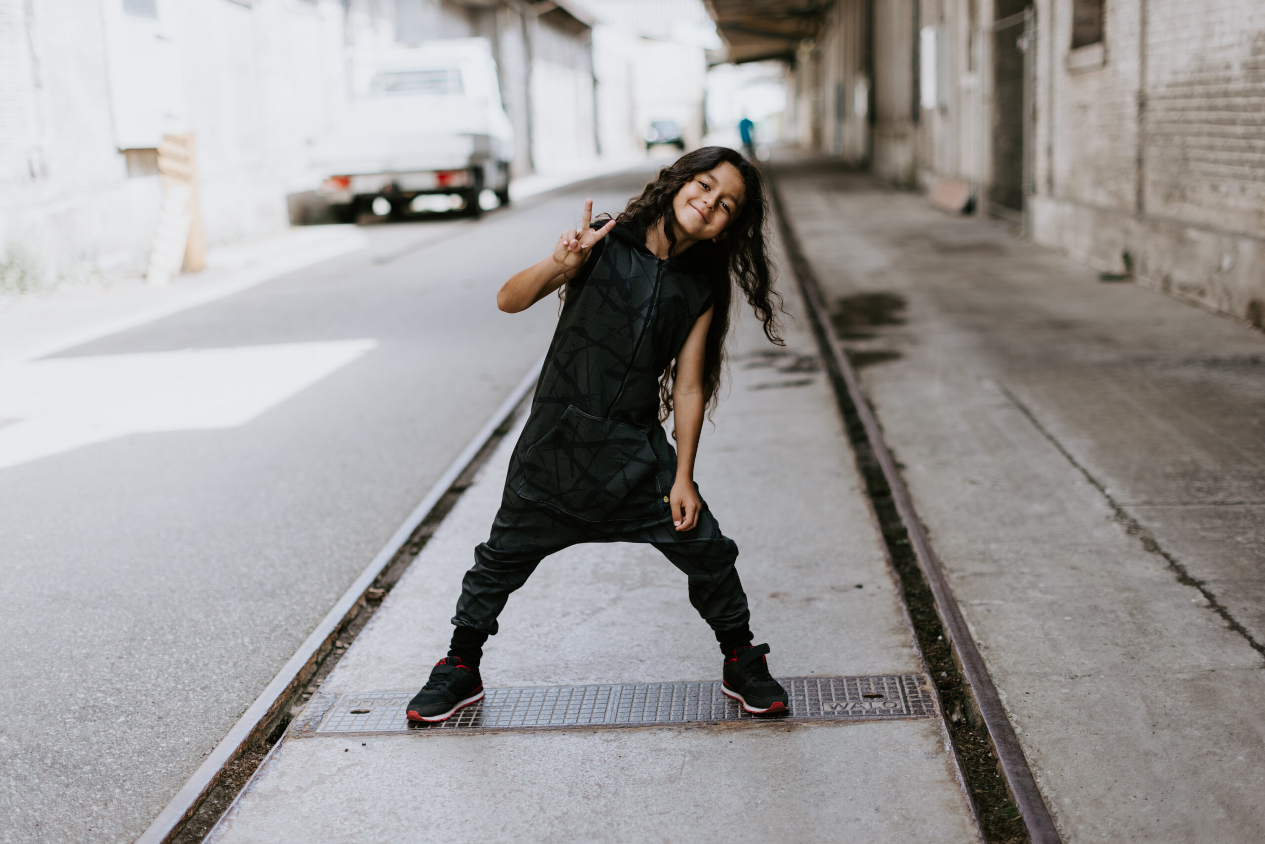 Nipnaps Bio French Terry - Squiggle - Khaki – Bild 2